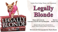 Legally Blonde opens Friday, May 3rd The Golden West College Theater Arts department has assembled an energetic, talented cast to star in their upcoming production LEGALLY BLONDE, The Musical. Performance dates are May 3 – 12...