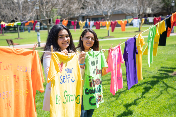 Clothesline Project at GWC